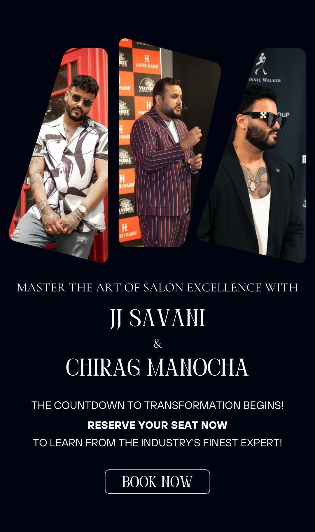 JJ Savani and Chirag Manocha Event Workshop